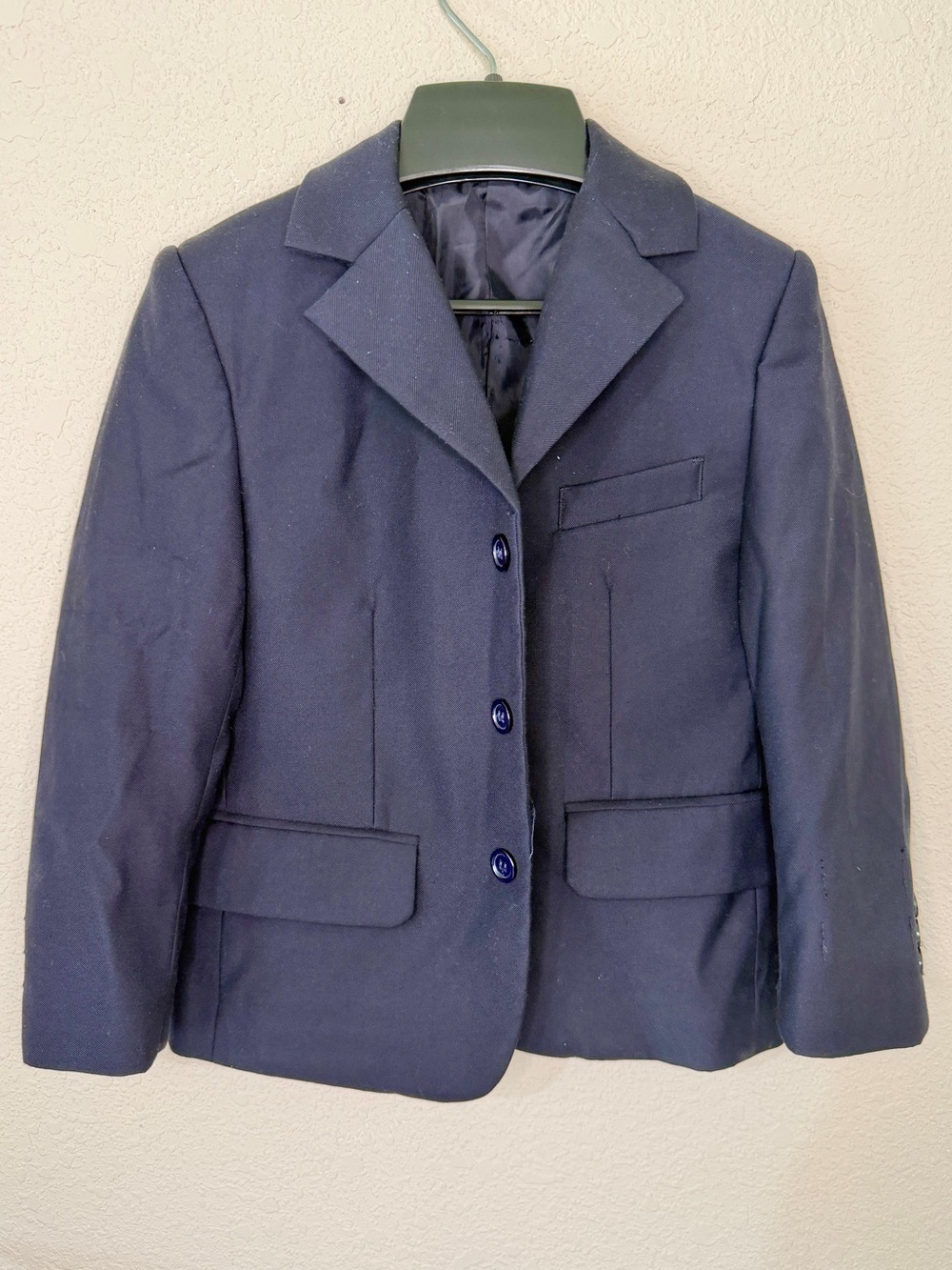 Bocaccio Dark Navy Blue Suit Sport Coat Blazer Jacket Boys Size 6